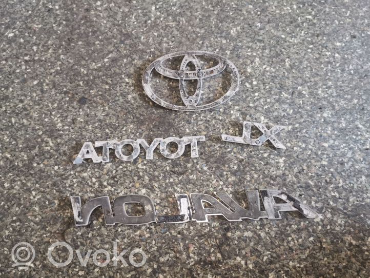 Toyota Avalon XX20 Logo, emblème de fabricant 
