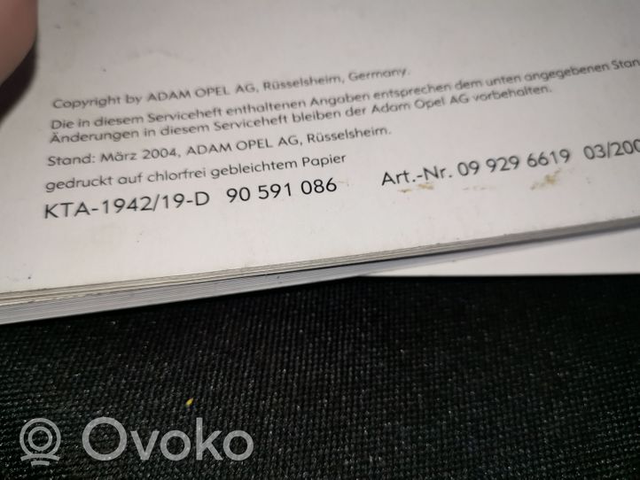 Opel Astra H Vartotojo instrukcija 13171797