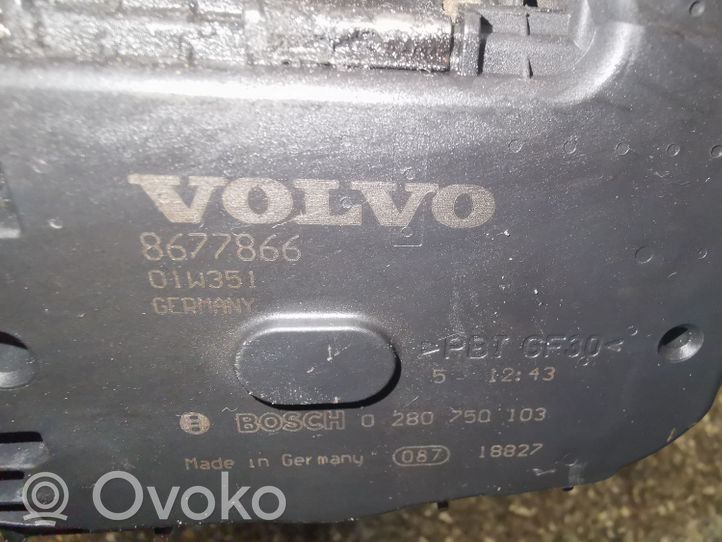 Volvo S60 Zawór przepustnicy 8677866