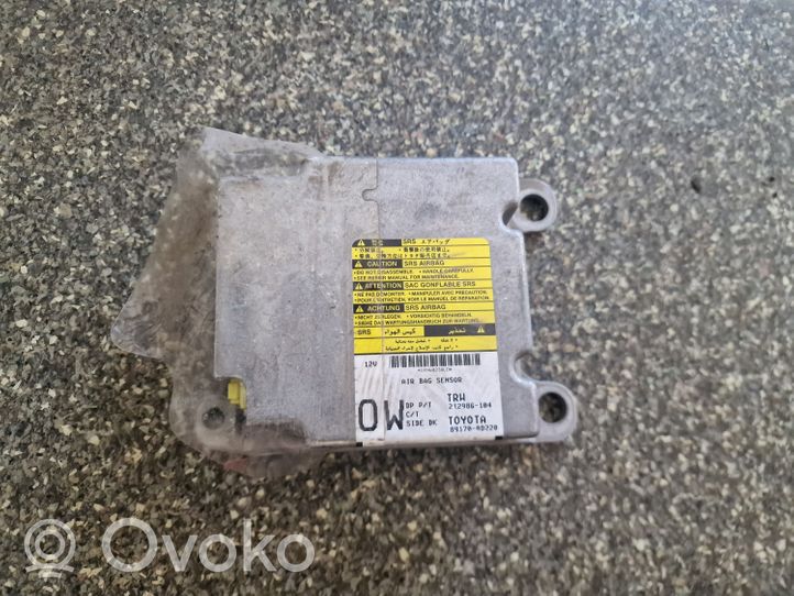 Toyota Yaris Oro pagalvių valdymo blokas 891700D220