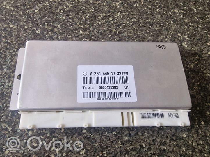 Mercedes-Benz ML W164 Module confort A2515451732