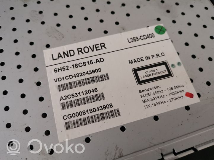 Land Rover Freelander 2 - LR2 Radio/CD/DVD/GPS-pääyksikkö 6H5218C815AD