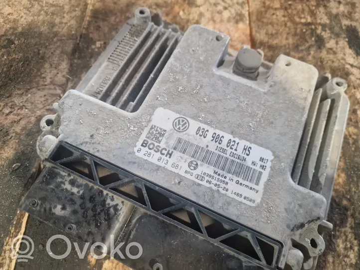 Volkswagen Caddy Engine control unit/module 03G906021HS