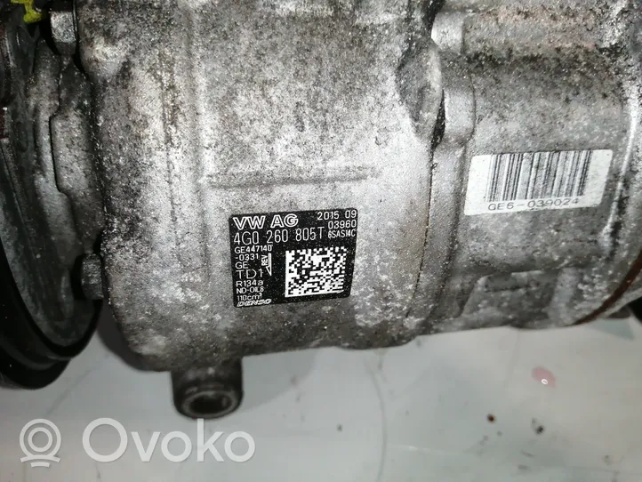 Audi A6 S6 C7 4G Ilmastointilaitteen kompressorin pumppu (A/C) 4G0260805T