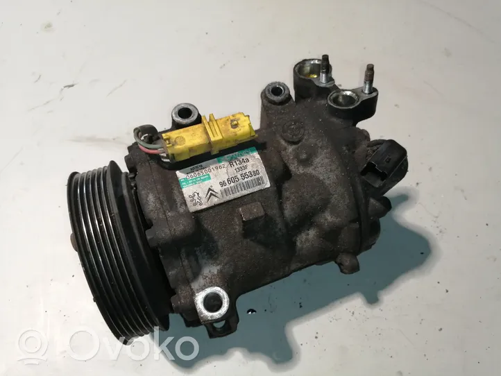 Citroen C5 Air conditioning (A/C) compressor (pump) 9660555380