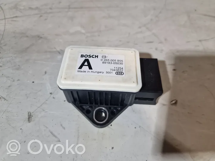 Toyota Verso Sensore di imbardata accelerazione ESP 0265005855