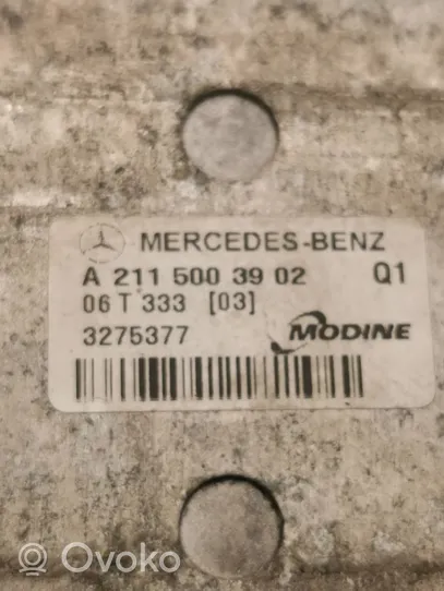 Mercedes-Benz CLS C219 Radiatore intercooler A2115003902