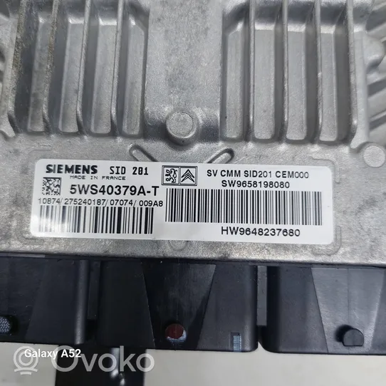 Peugeot 407 Calculateur moteur ECU 9658198080