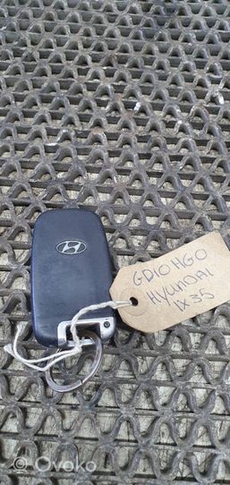 Hyundai ix35 Užvedimo raktas (raktelis)/ kortelė 