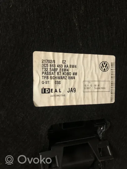 Volkswagen PASSAT B7 Tapis de coffre 3C5863463AA