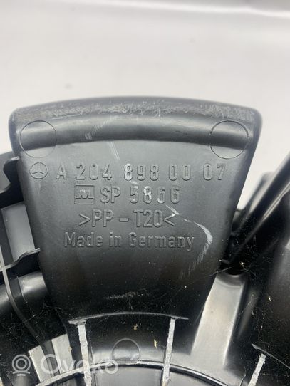 Mercedes-Benz C W204 Supporto di montaggio ruota di scorta A2048980007