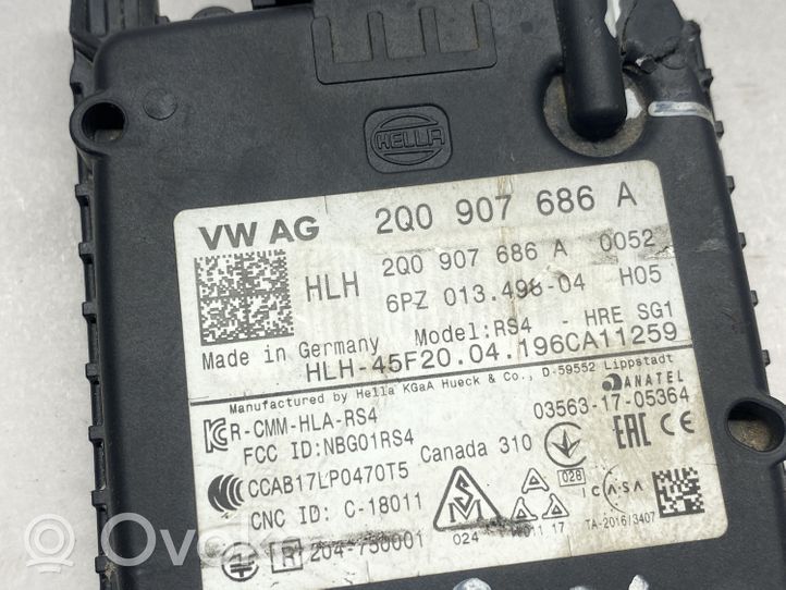 Volkswagen Jetta VII Capteur radar d'angle mort 2Q0907686