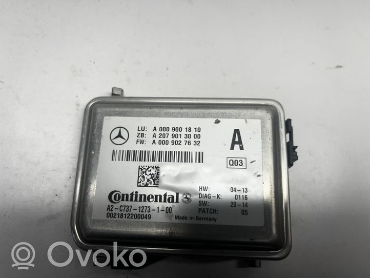 Mercedes-Benz GLE (W166 - C292) Cámara del parachoques delantero A0009001810