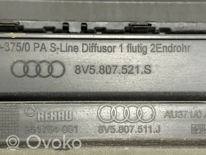 Audi A3 S3 8V Zderzak tylny 8V5807511J