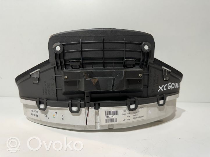 Volvo XC60 Compteur de vitesse tableau de bord 36002604