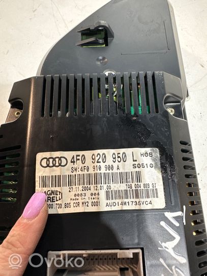 Audi A6 S6 C6 4F Tachimetro (quadro strumenti) 4F0920950L