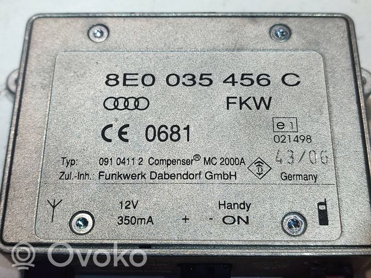 Audi A6 Allroad C6 Module unité de contrôle d'antenne 8E0035456C