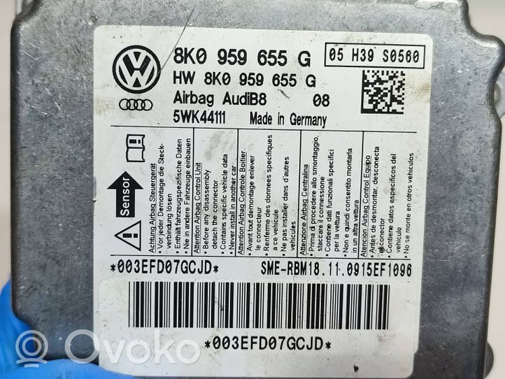 Audi A5 8T 8F Centralina/modulo airbag 8K0959655G