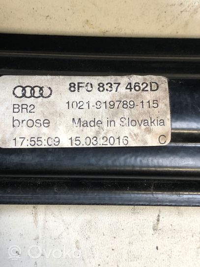 Audi A5 8T 8F Mechanizm podnoszenia szyby przedniej bez silnika 8F0837462D