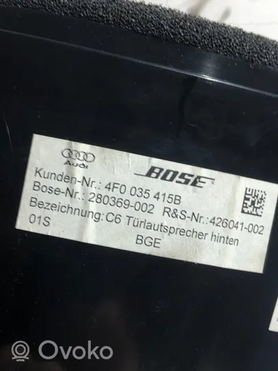 Audi Q7 4L Enceinte de porte arrière 4F0035415B