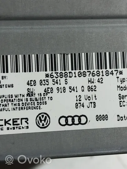 Audi Q7 4L Unité principale radio / CD / DVD / GPS 4E0035541S