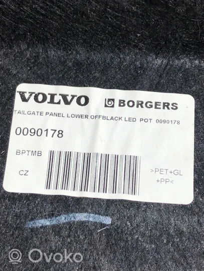 Volvo XC60 Poszycie / Tapicerka tylnej klapy bagażnika 0090178