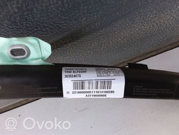 Mercedes-Benz S W221 Airbag de toit A2218600905