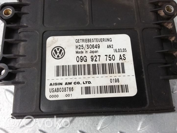 Volkswagen Jetta V Vaihdelaatikon ohjainlaite/moduuli 09G927750AS