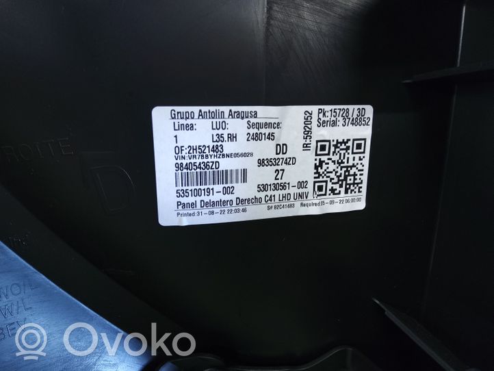 Citroen C4 III e-C4 Fotele / Kanapa / Boczki / Komplet QA1024757