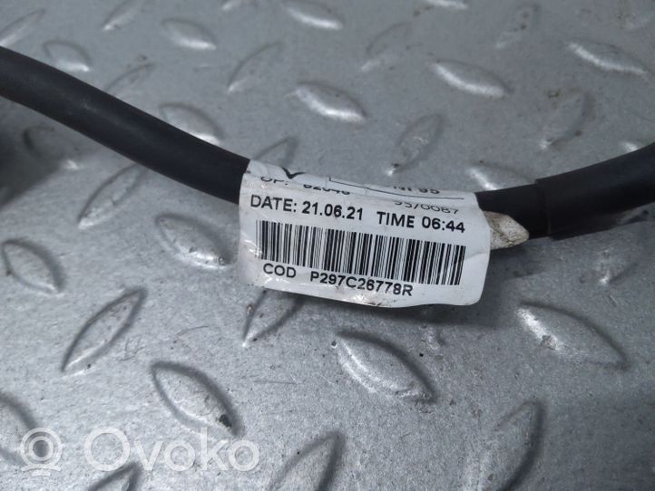 Dacia Sandero III Câble négatif masse batterie 297C26778R