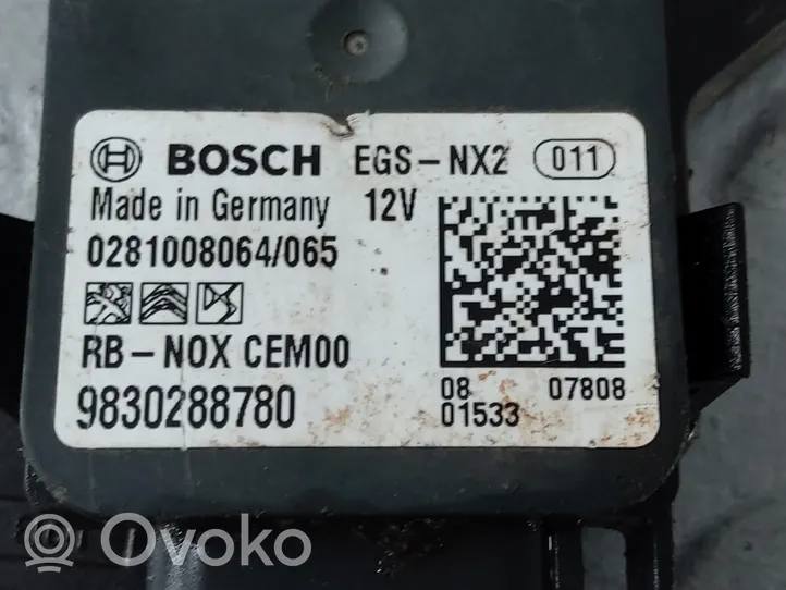 Citroen Berlingo Sensore della sonda Lambda 9830288780