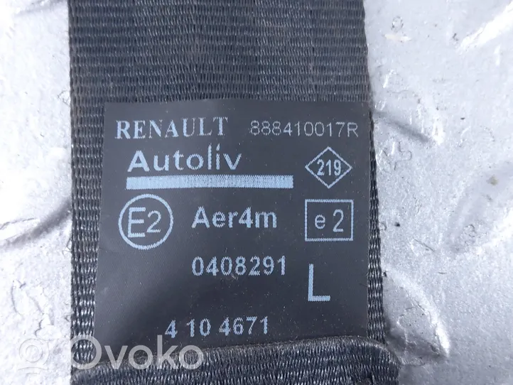 Renault Scenic III -  Grand scenic III Rear seatbelt 888410017R