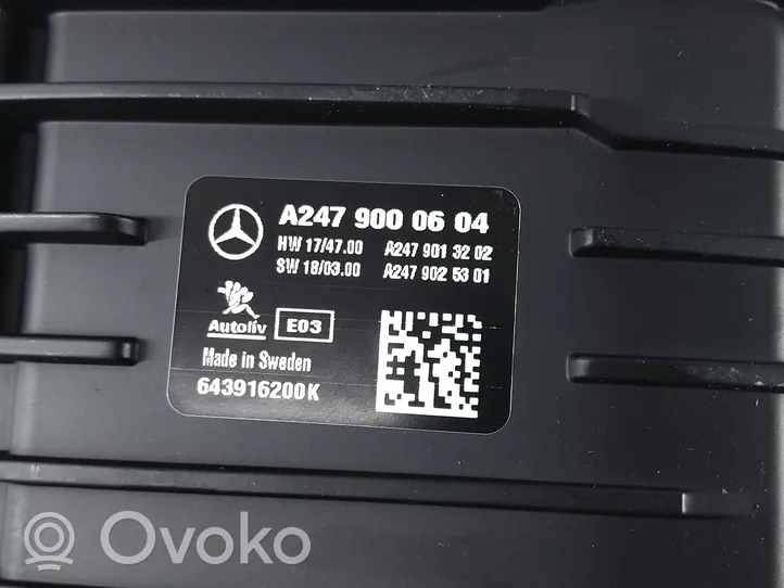 Mercedes-Benz A W177 Kamera szyby przedniej / czołowej A2479000604