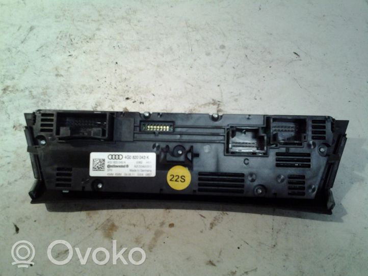 Audi A6 S6 C7 4G Panel klimatyzacji 4G0820043K