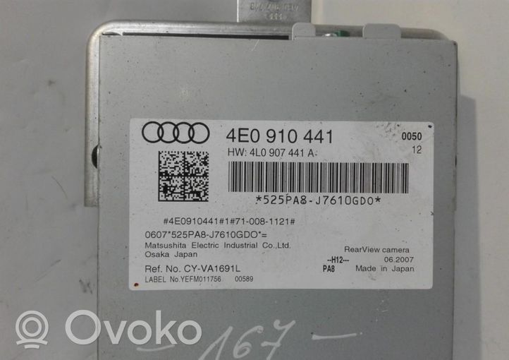 Audi A8 S8 D3 4E Centralina/modulo telecamera 4E0910441