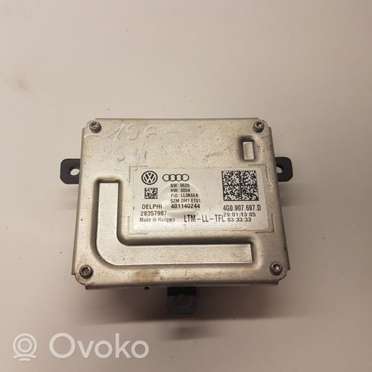 Audi RS4 Unidad de control/módulo de los faros xenón 4G0907697D