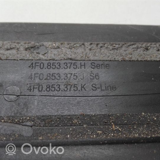 Audi A6 S6 C6 4F Takaoven kynnyksen suojalista 4F0853375H