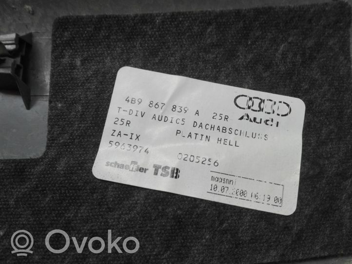 Audi A6 Allroad C5 (D) statramsčio apdaila (viršutinė) 4B9867839A