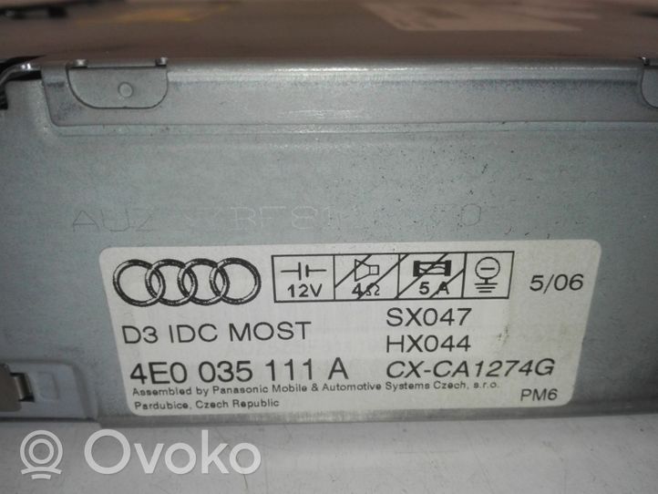 Audi A6 S6 C6 4F Changeur CD / DVD 4E0035111A