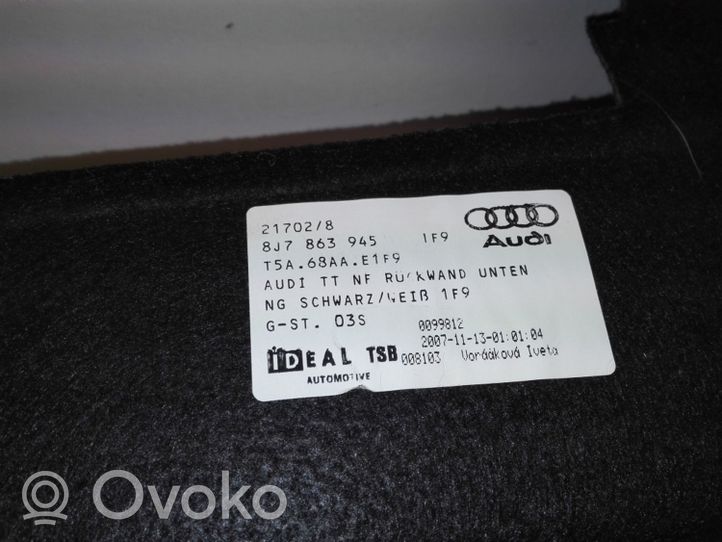 Audi TT TTS Mk2 Takaluukun alaosan verhoilusarja 8J7863945