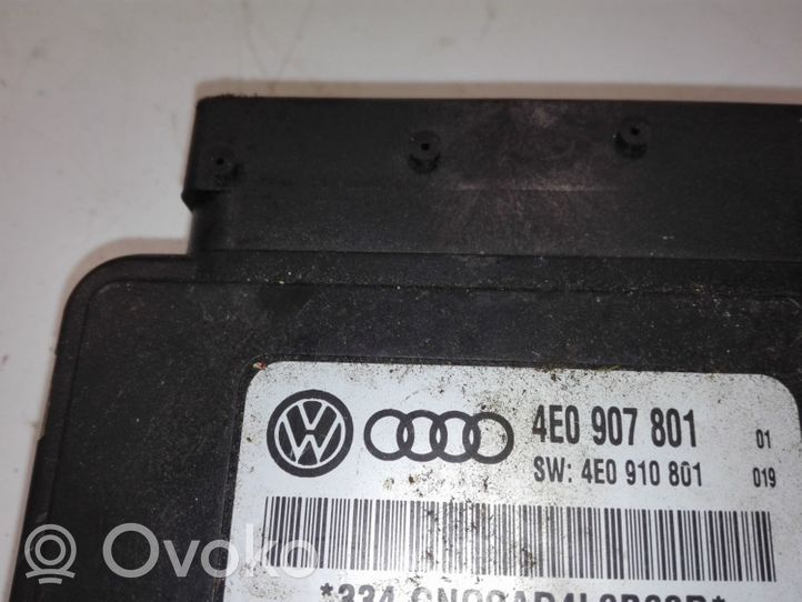 Audi A8 S8 D3 4E Moduł / Sterownik hamulca ręcznego 4E0907801