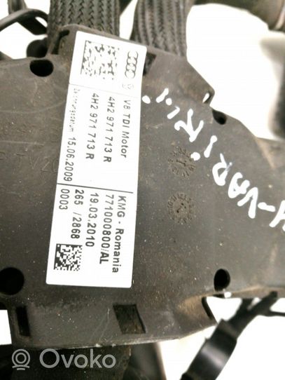 Audi A8 S8 D4 4H Faisceau de câblage pour moteur 4H2971713R