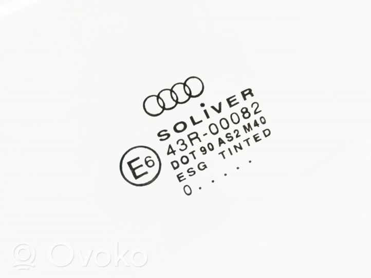 Audi A6 Allroad C5 Etuoven ikkunalasi, neliovinen malli 43R00082