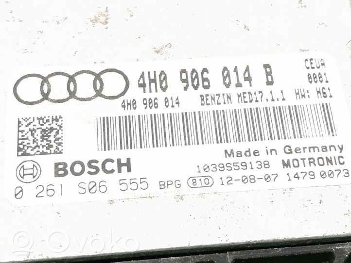 Audi A8 S8 D4 4H Блок управления двигателя 4H0906014B