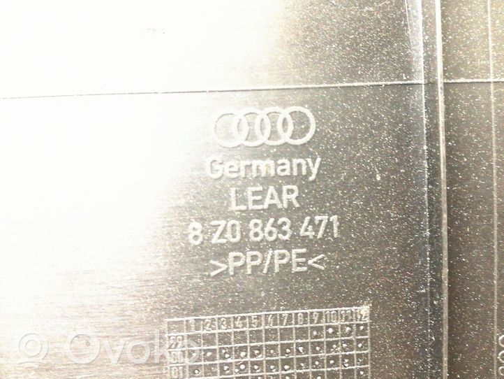 Audi A2 Protection de seuil de coffre 8Z0863471