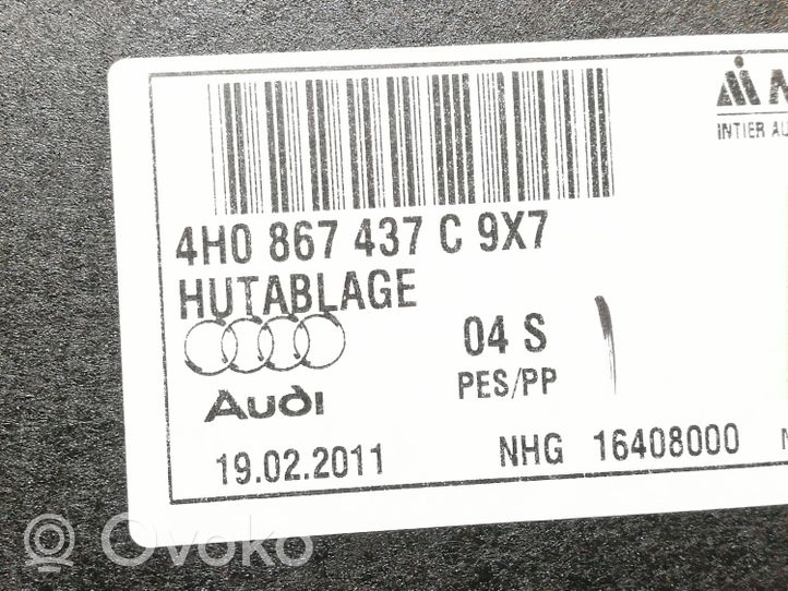 Audi A8 S8 D4 4H Półka tylna bagażnika 4H0867437C