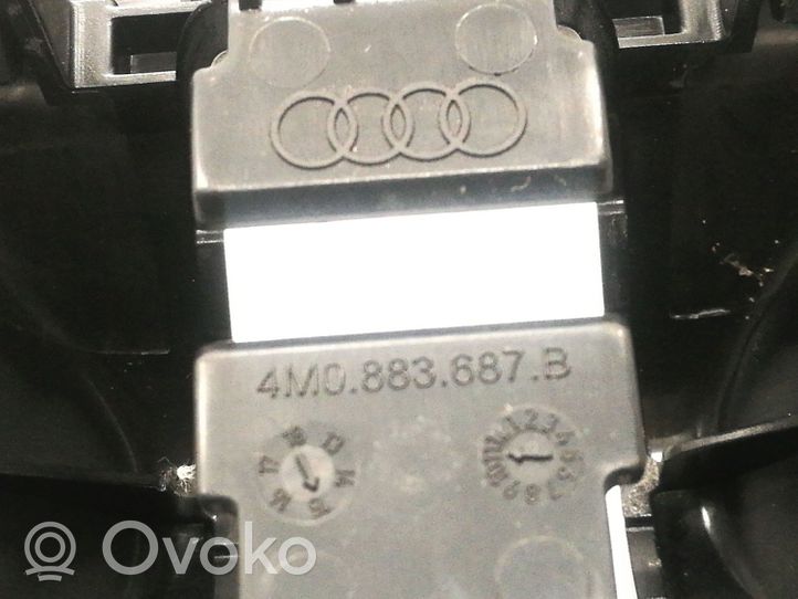 Audi Q7 4M Osłona szyny fotela tylnego 4M0883687B