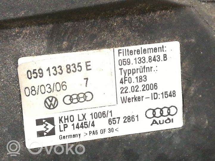Audi A6 S6 C6 4F Oro filtro dėžė 059133843B