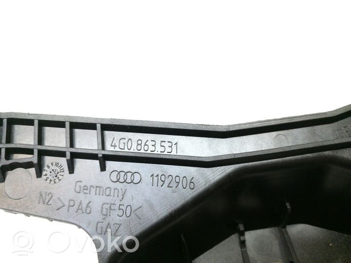 Audi A7 S7 4G Muu keskikonsolin (tunnelimalli) elementti 4G0863531