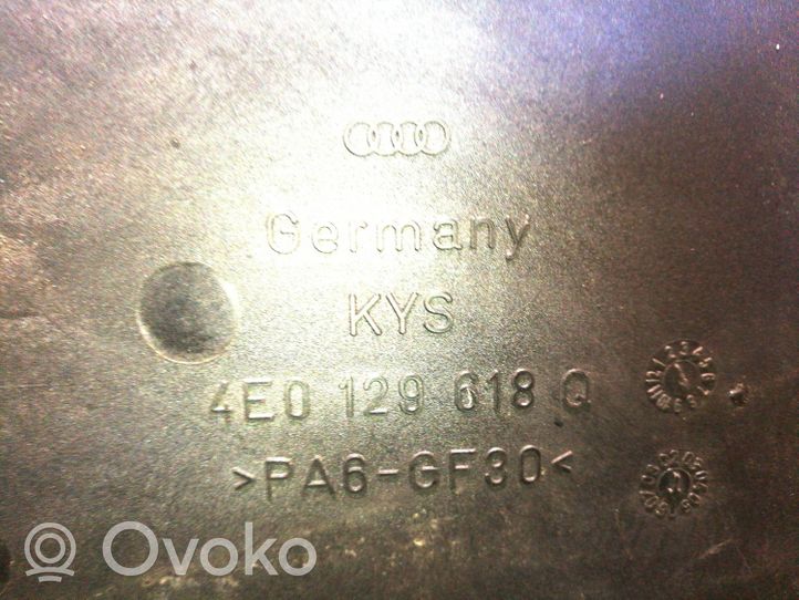 Audi A8 S8 D3 4E Ilmanoton kanavan osa 4E0129618Q